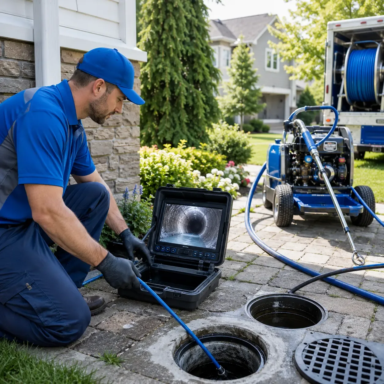 Outdoor drain cleaning professionals serving Hopkins, MO